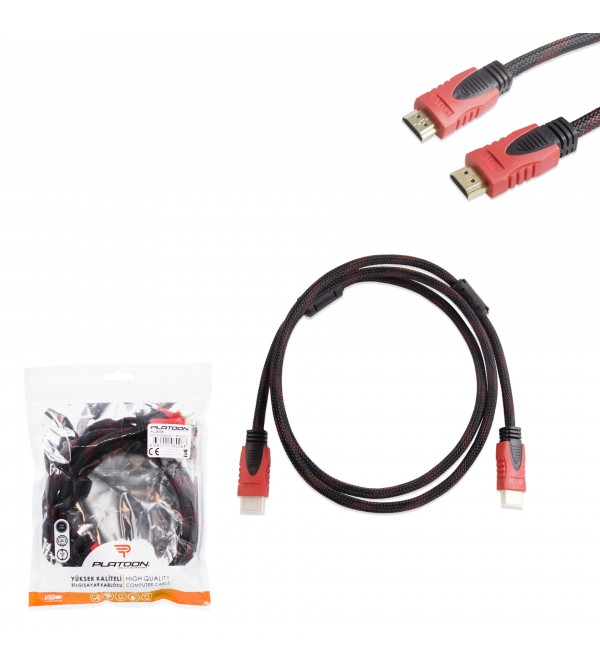 PL-8018 1.5M İPLİ HDMI KABLO 