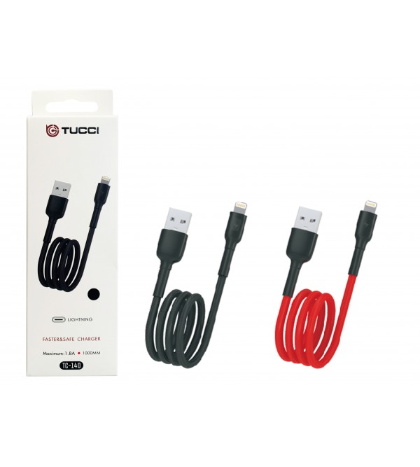 TC-140 1.8 AMPER USB-İOS SARJ KABLOSU 1 METRE 